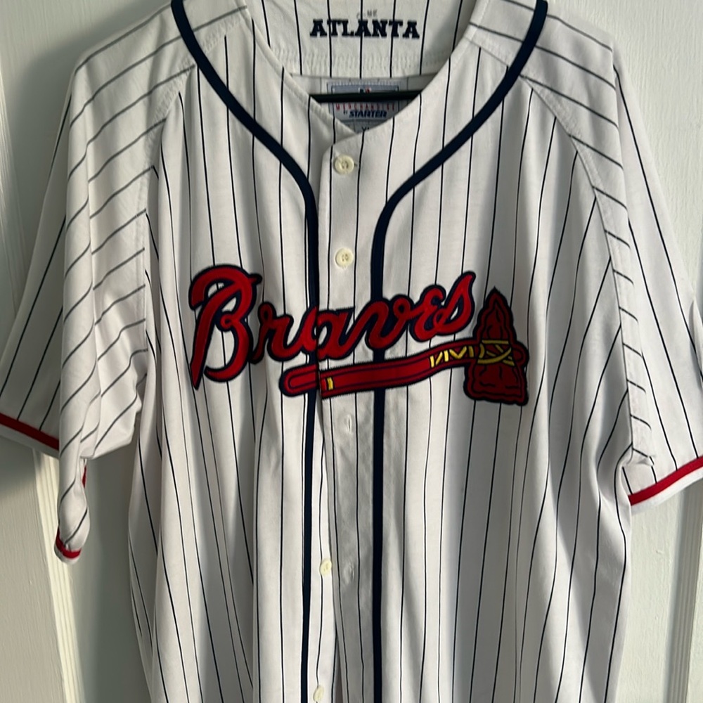 Vintage Starter Atlanta Braves Jersey, XL excellent condition